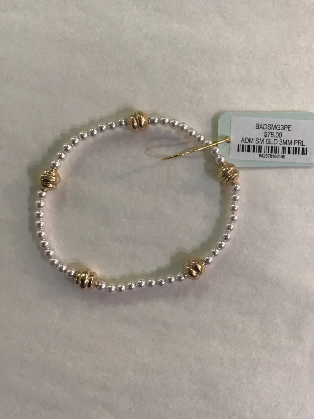 Enewton Pearl Admire Bracelet 3MM with Gold